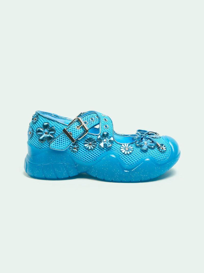 ANYA BLUE FLOWERS
