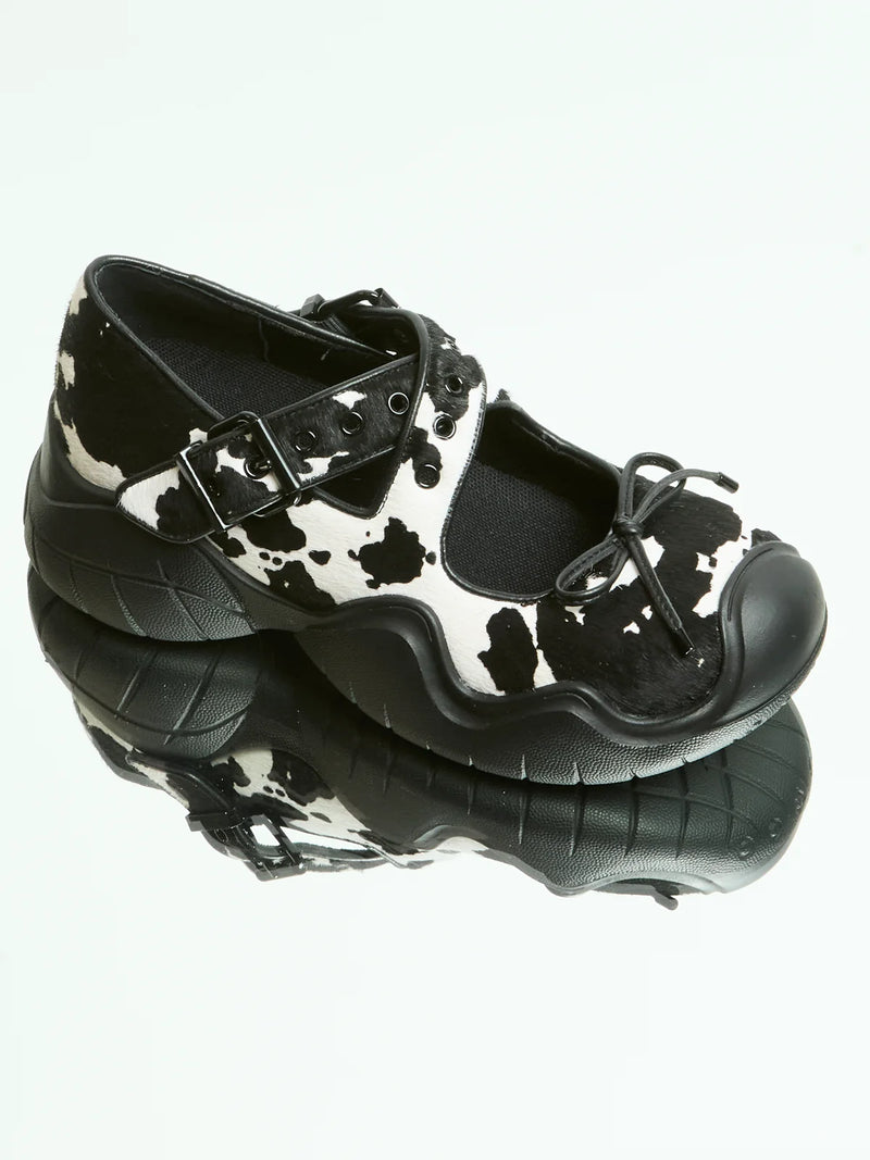 ANYA COW PRINT PONY