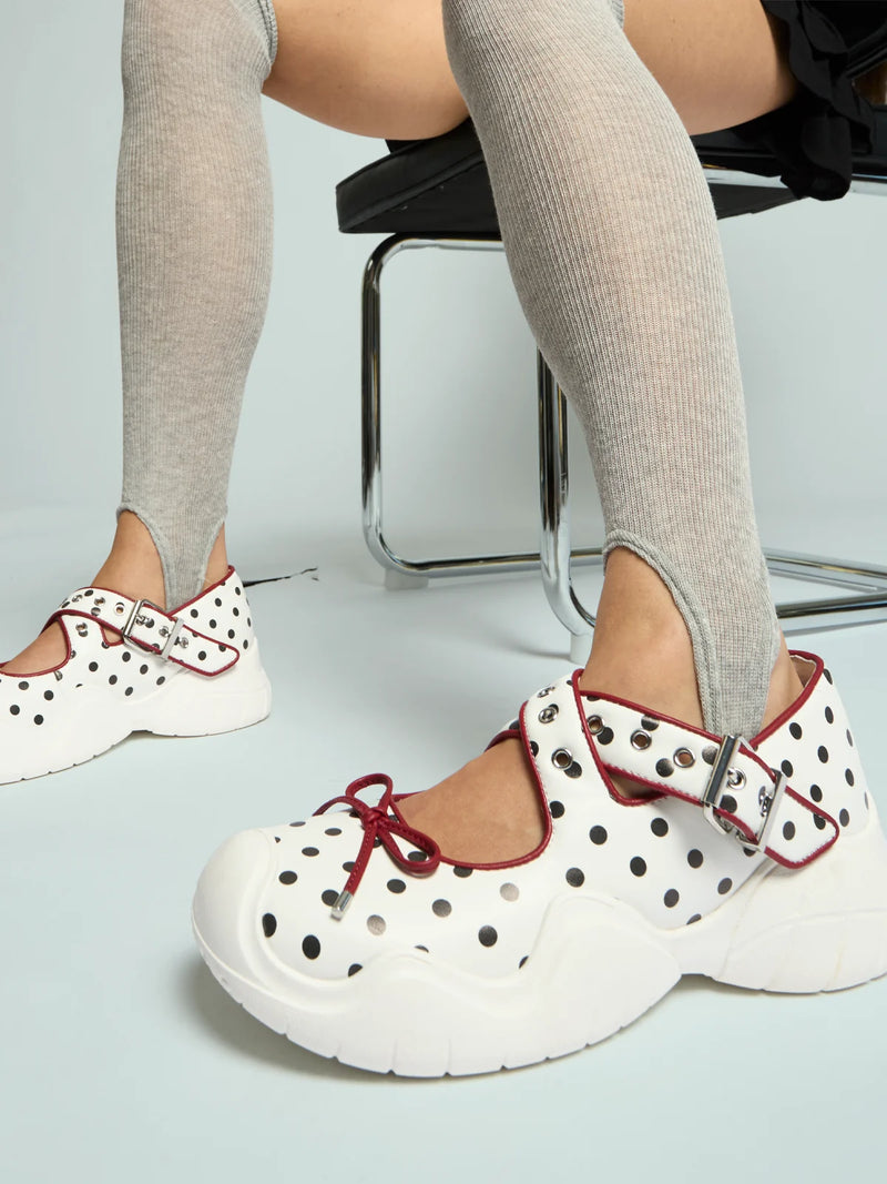 ANYA WHITE POLKA DOT
