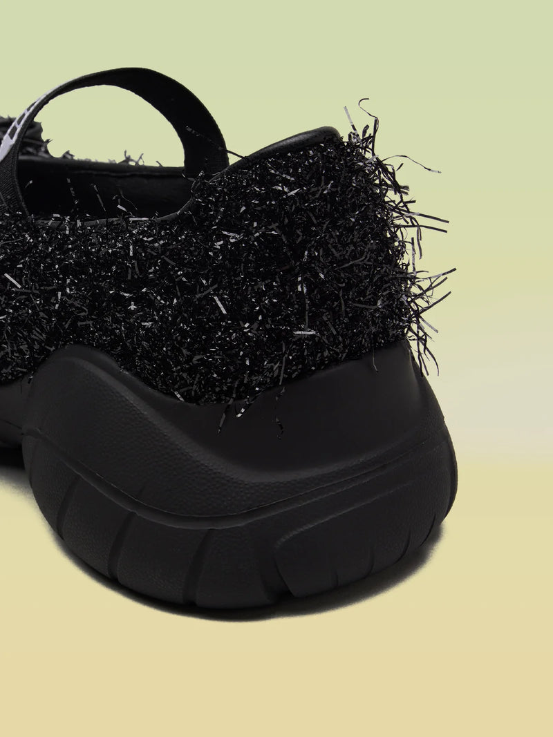 AUDREY BLACK TINSEL