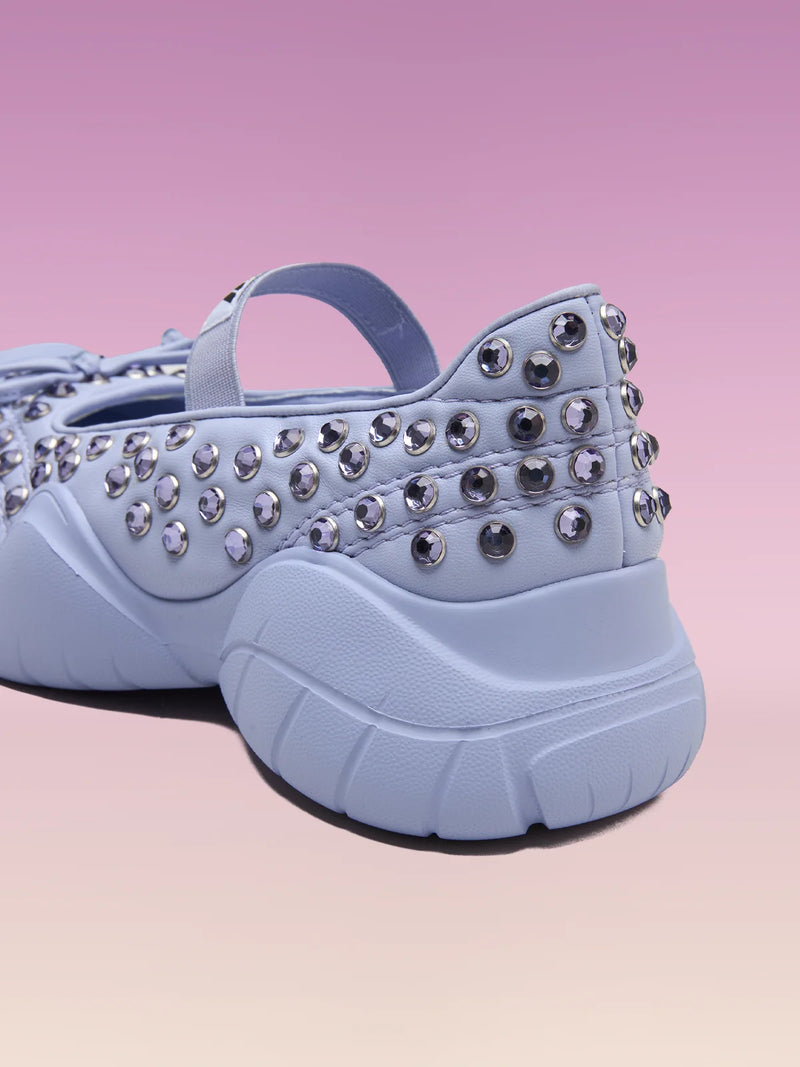 AUDREY LILAC RHINESTONE