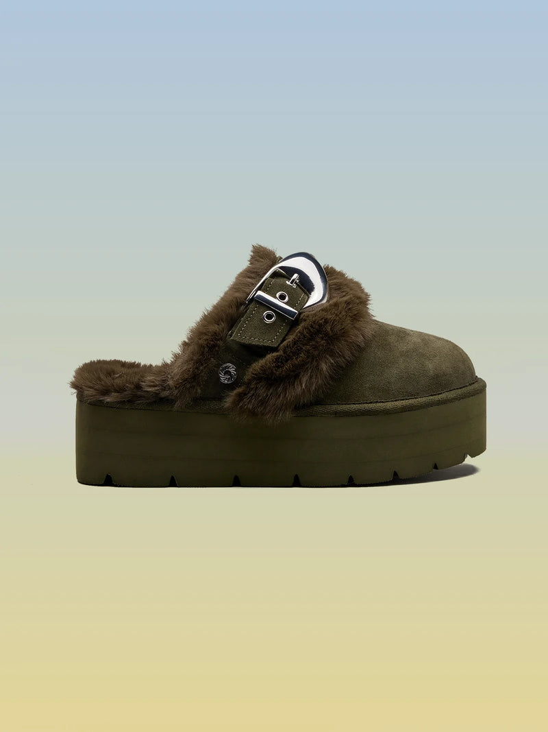 CHLOE KHAKI SUEDE