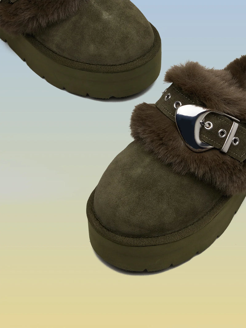 CHLOE KHAKI SUEDE