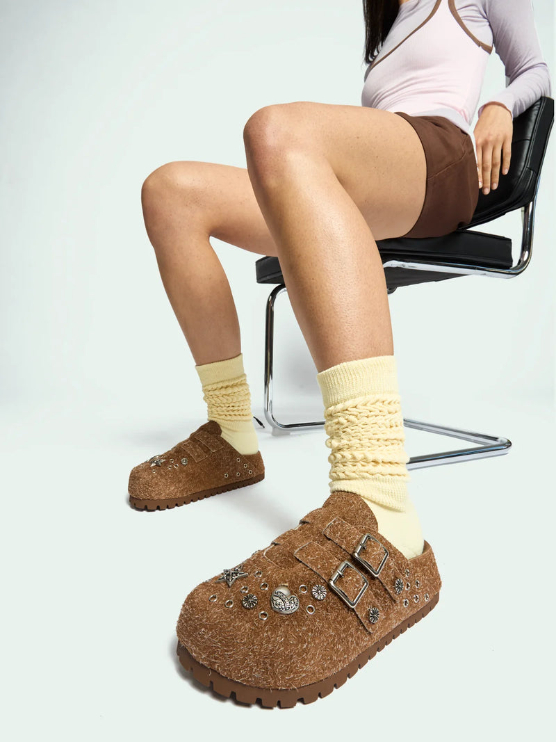 GWEN COGNAC SUEDE