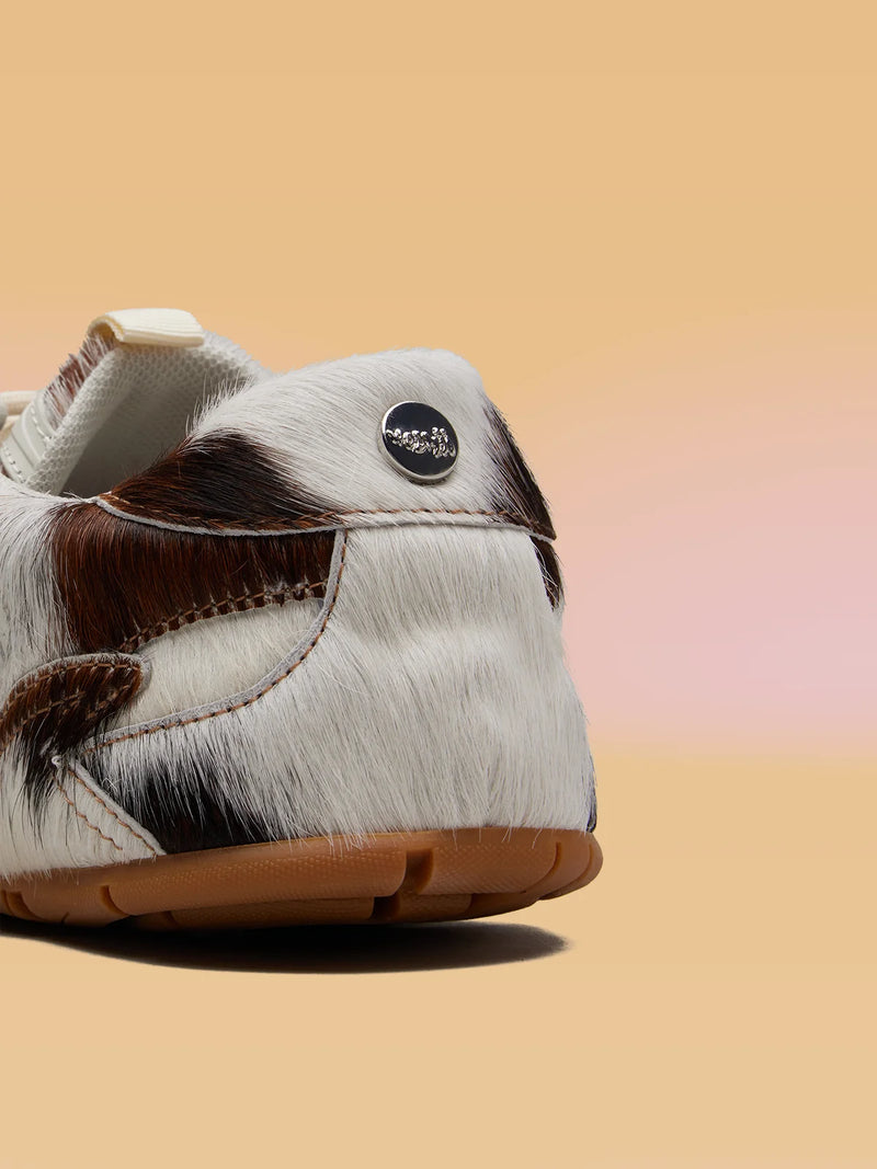 MAURINE BROWN BEIGE PONY