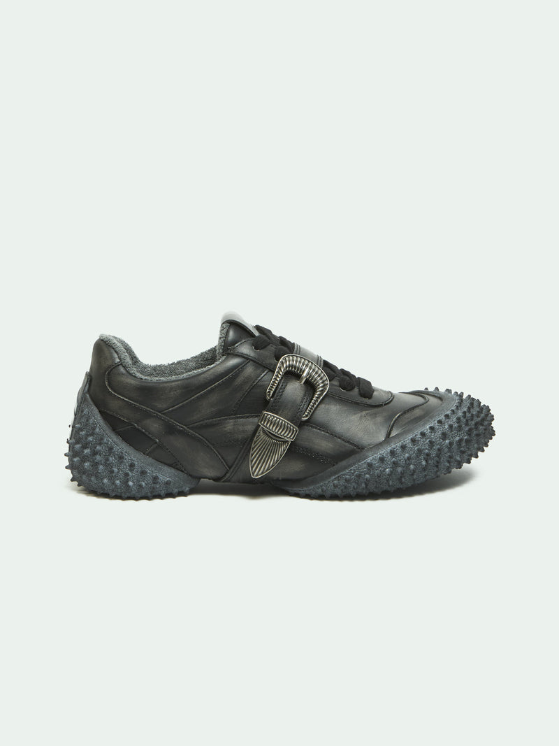 YUKI BLACK DISTRESSED