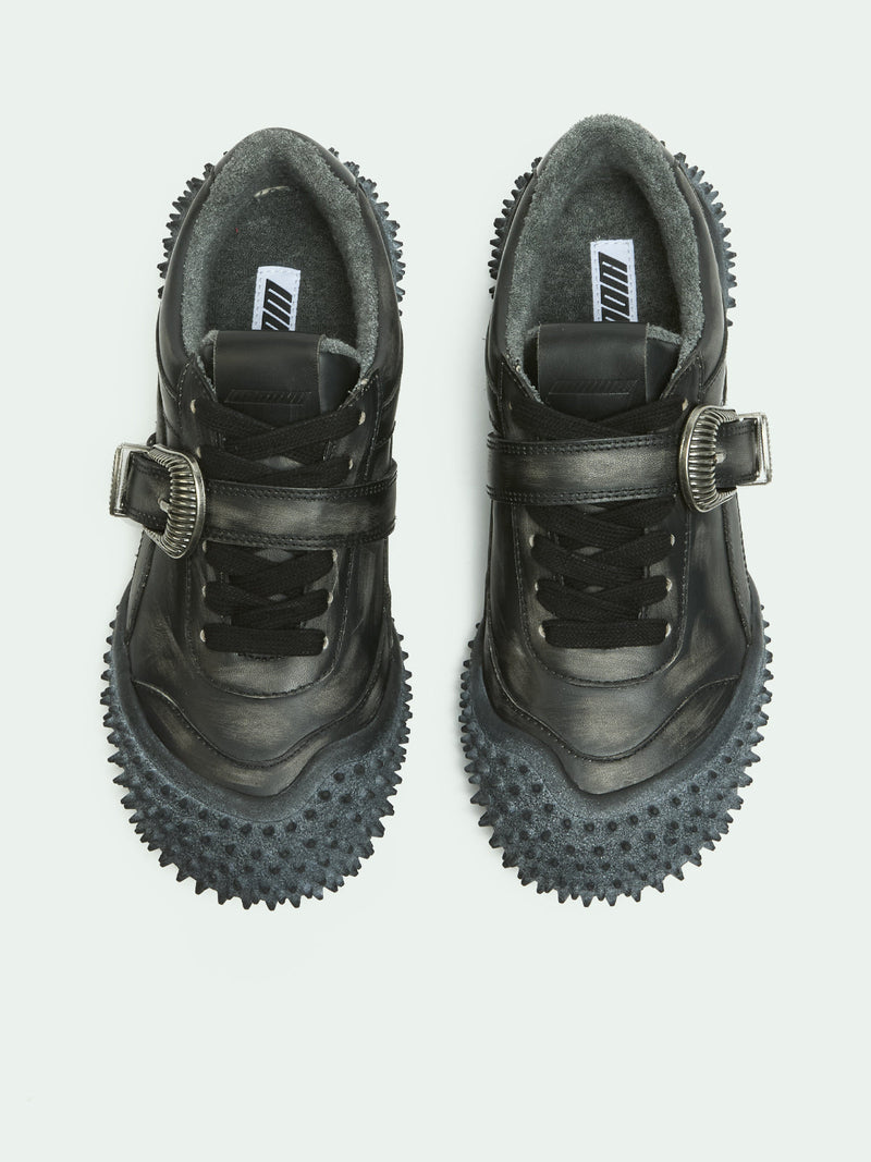 YUKI BLACK DISTRESSED