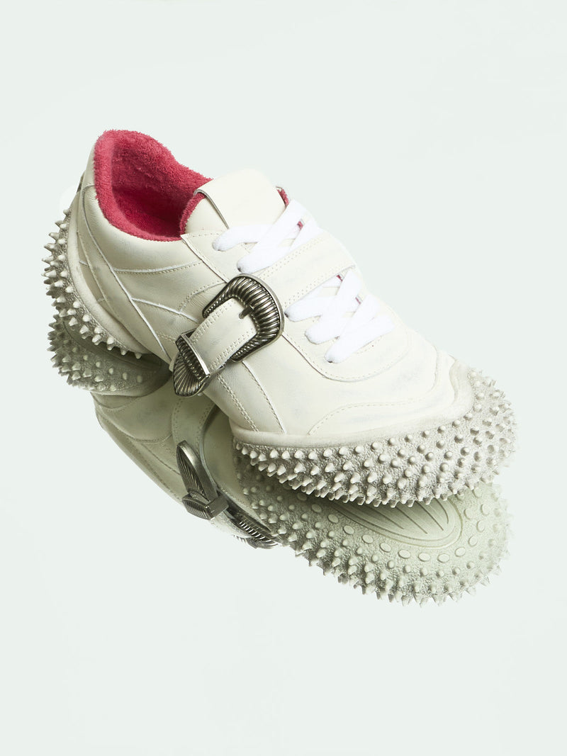 YUKI WHITE DISTRESSED