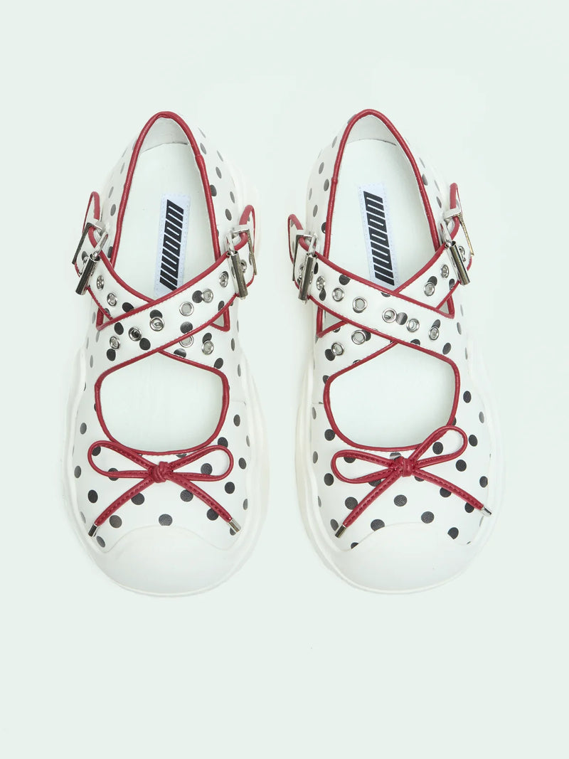 ANYA WHITE POLKA DOT