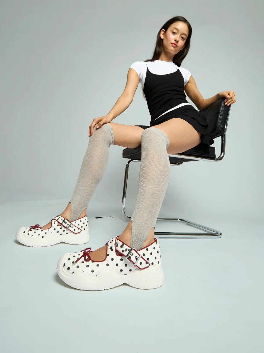 ANYA WHITE POLKA DOT