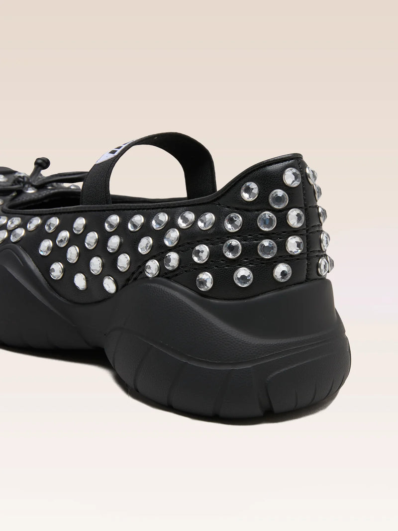 AUDREY BLACK RHINESTONE