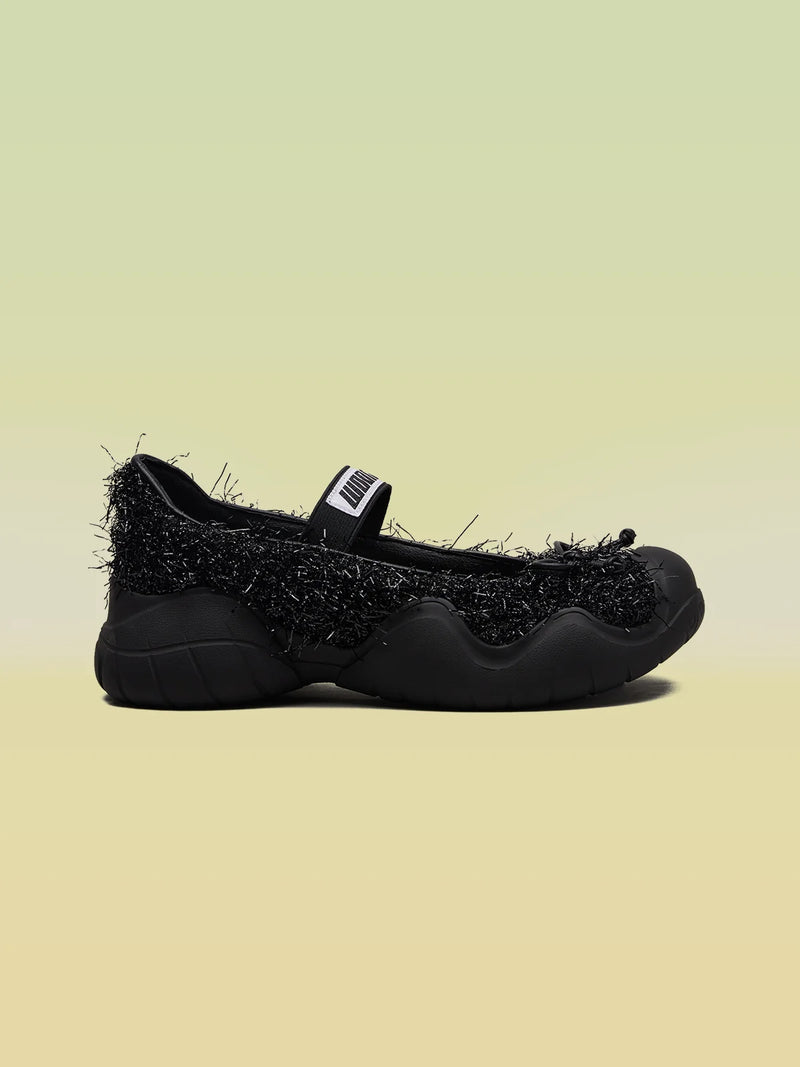 AUDREY BLACK TINSEL