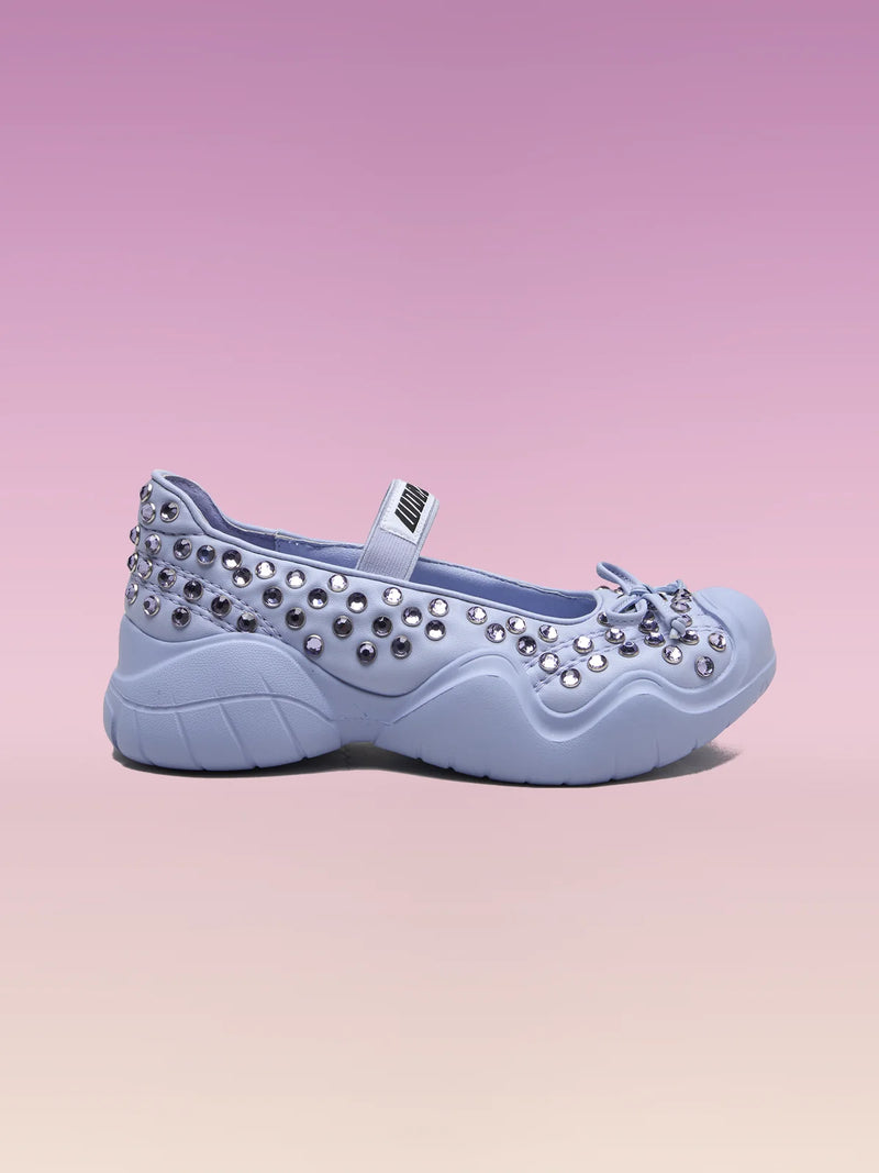 AUDREY LILAC RHINESTONE