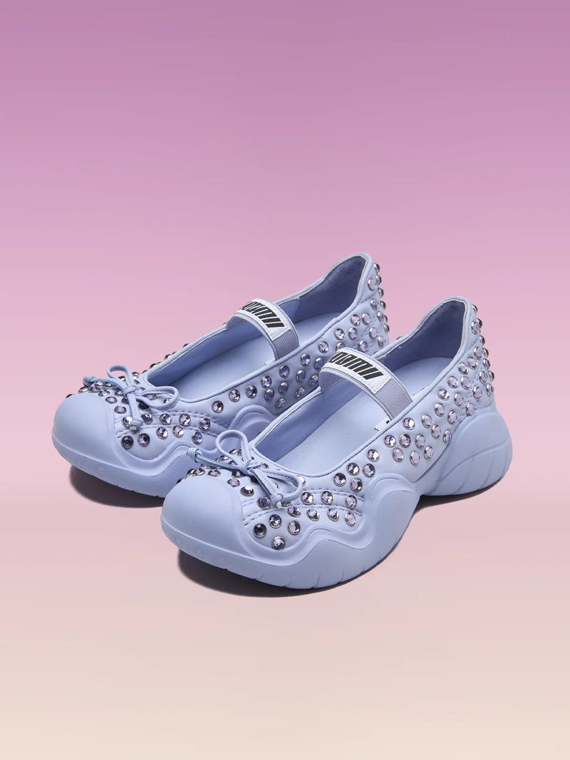 AUDREY LILAC RHINESTONE