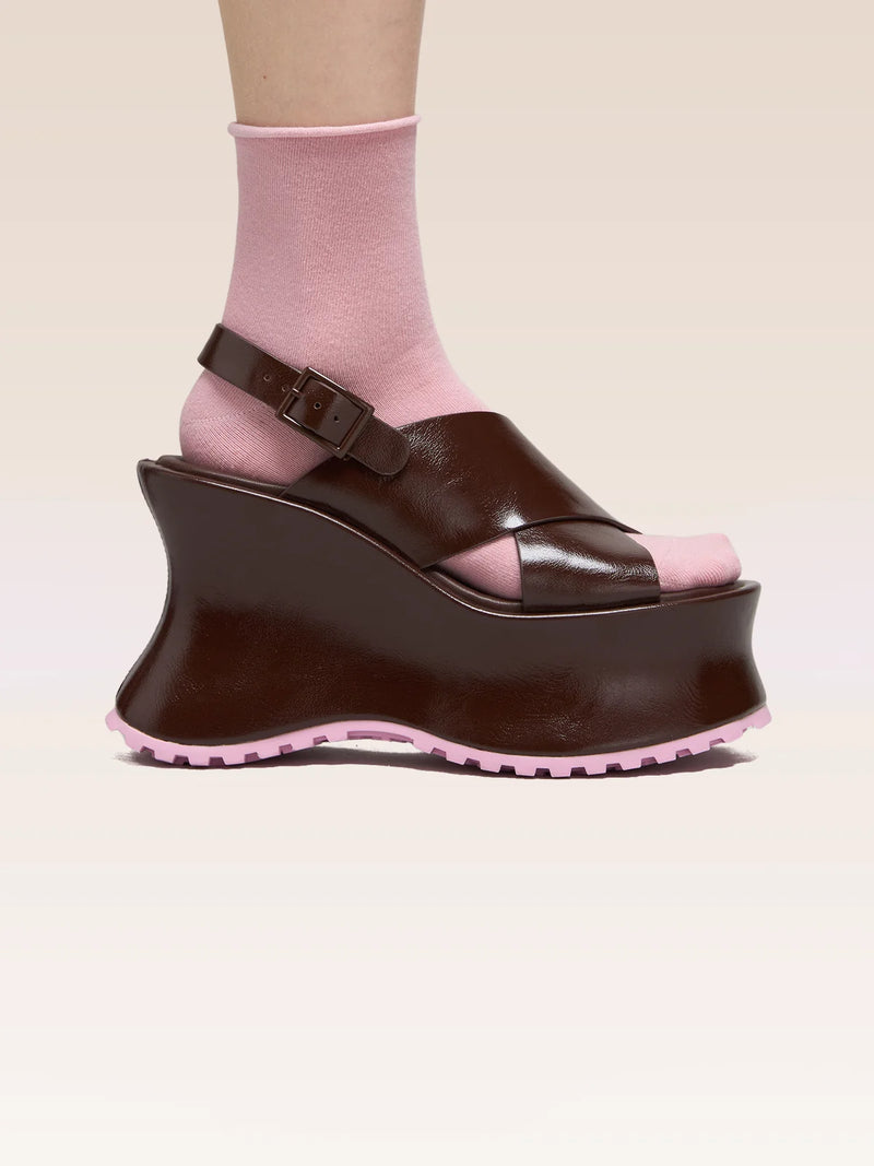 CASSIE CHOCOLATE WAXY