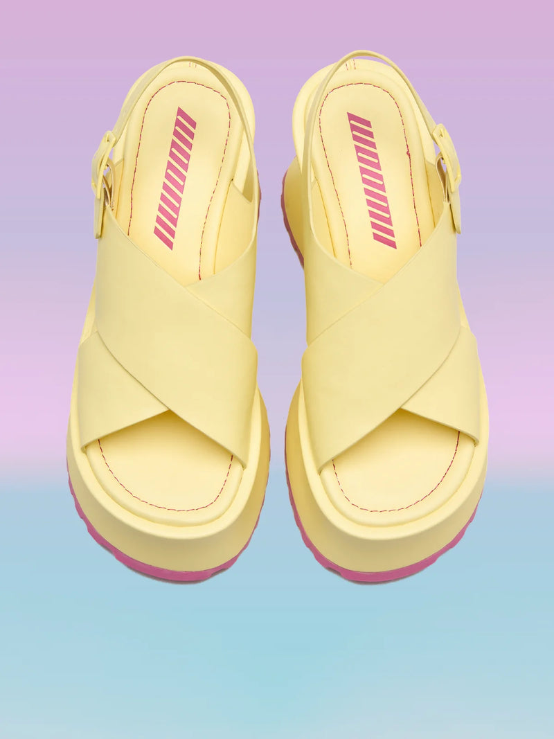 CASSIE BUTTER YELLOW NAPPA