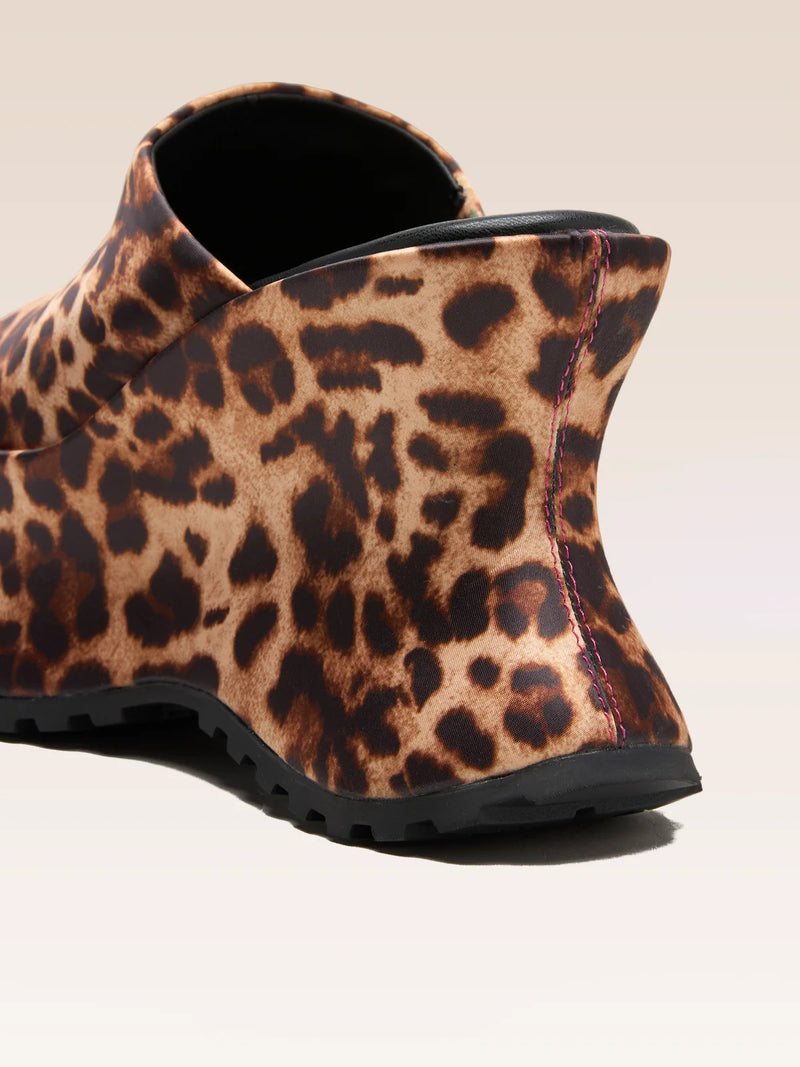COLETTE LEOPARD SATIN