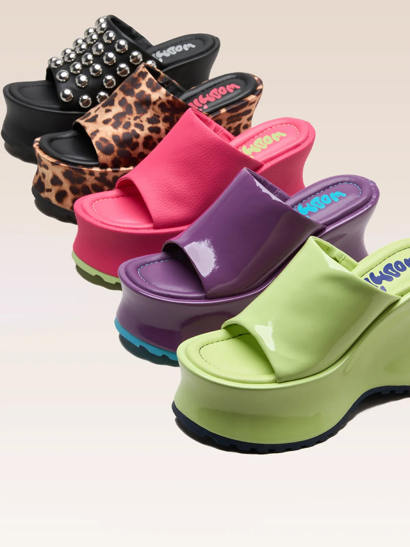 COLETTE LEOPARD SATIN