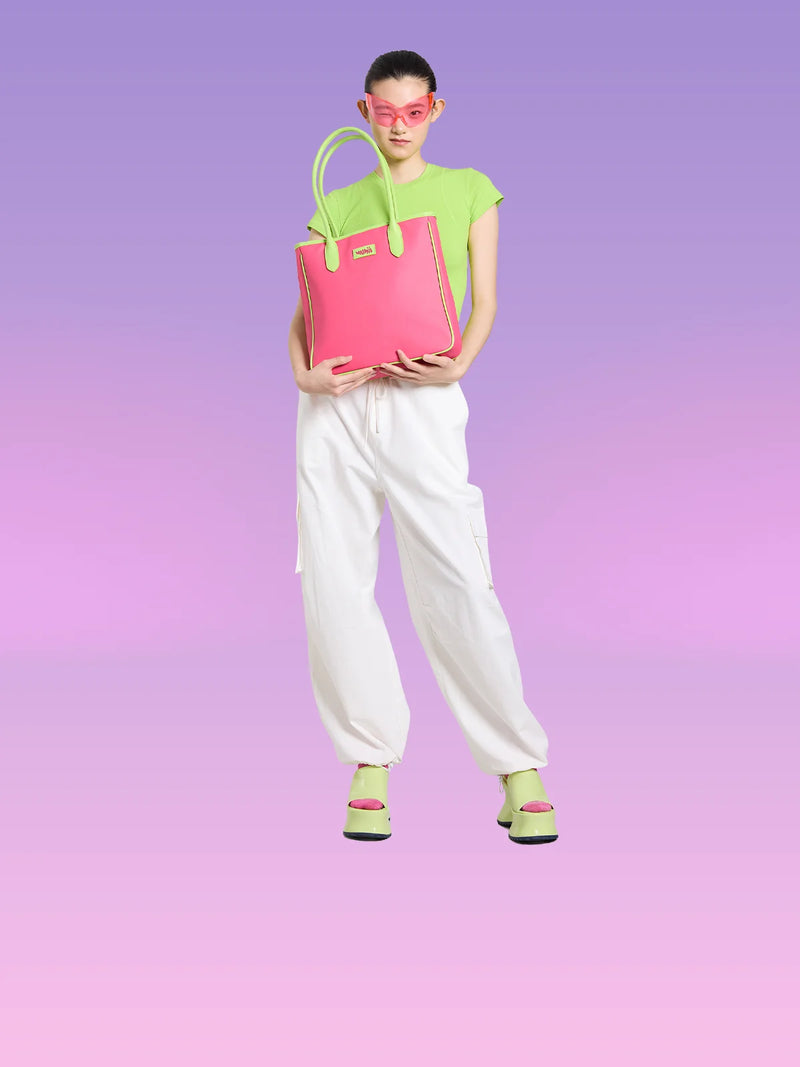 COLETTE LIME CRINKLE PATENT