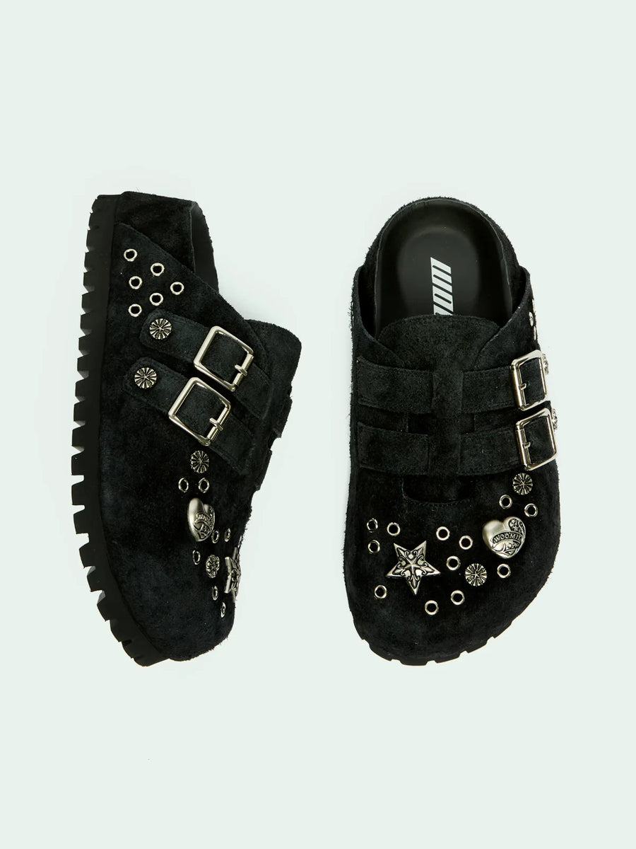 GWEN BLACK SUEDE