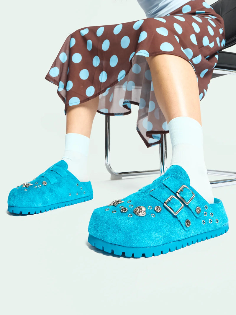 GWEN TURQUOISE SUEDE