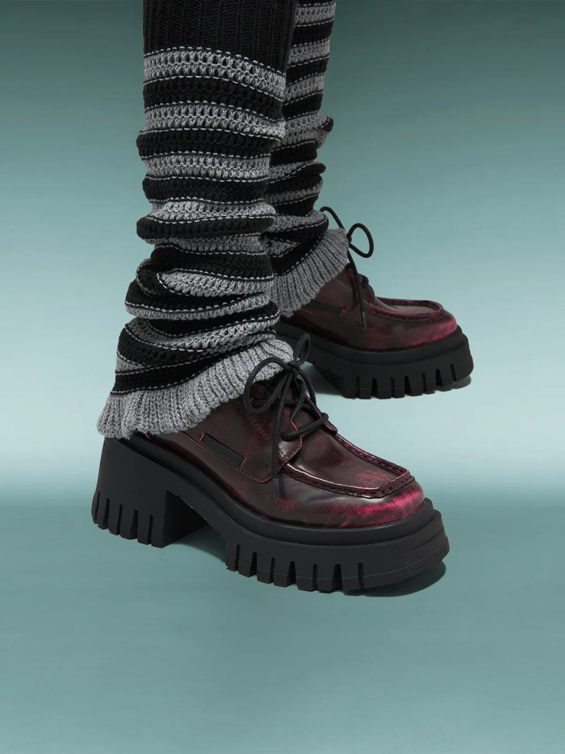JUSTINE PINK BLACK BURNISHED