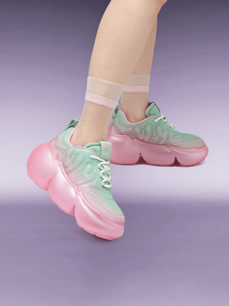 LALISA GREEN LILAC OMBRE