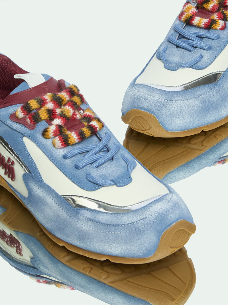 MAURINE BABY BLUE DISTRESSED