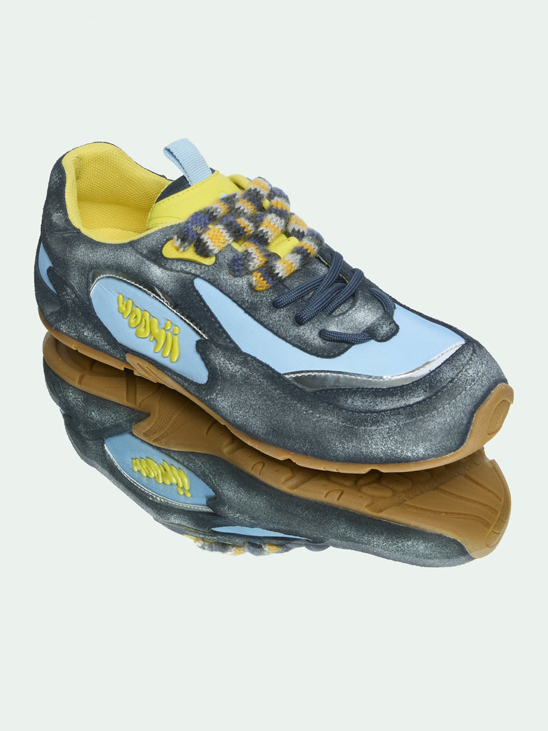 MAURINE NAVY DISTRESSED