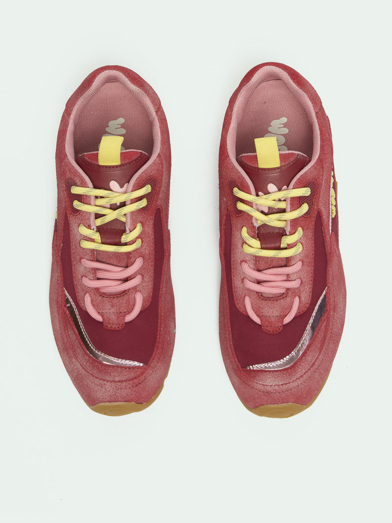 MAURINE RED DISTRESSED