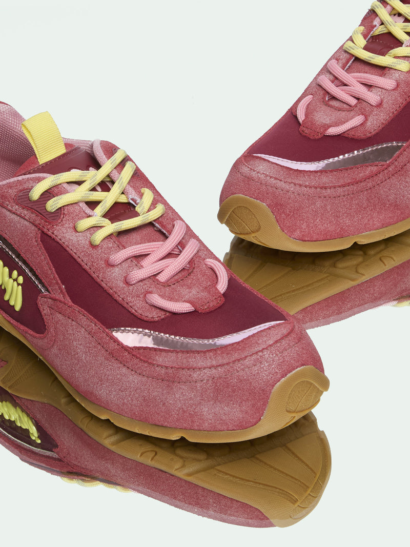 MAURINE RED DISTRESSED