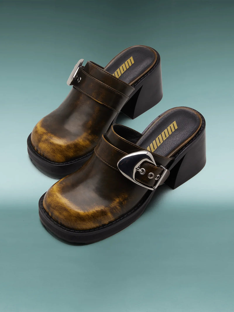 TAMIA BLACK YELLOW BURNISHED
