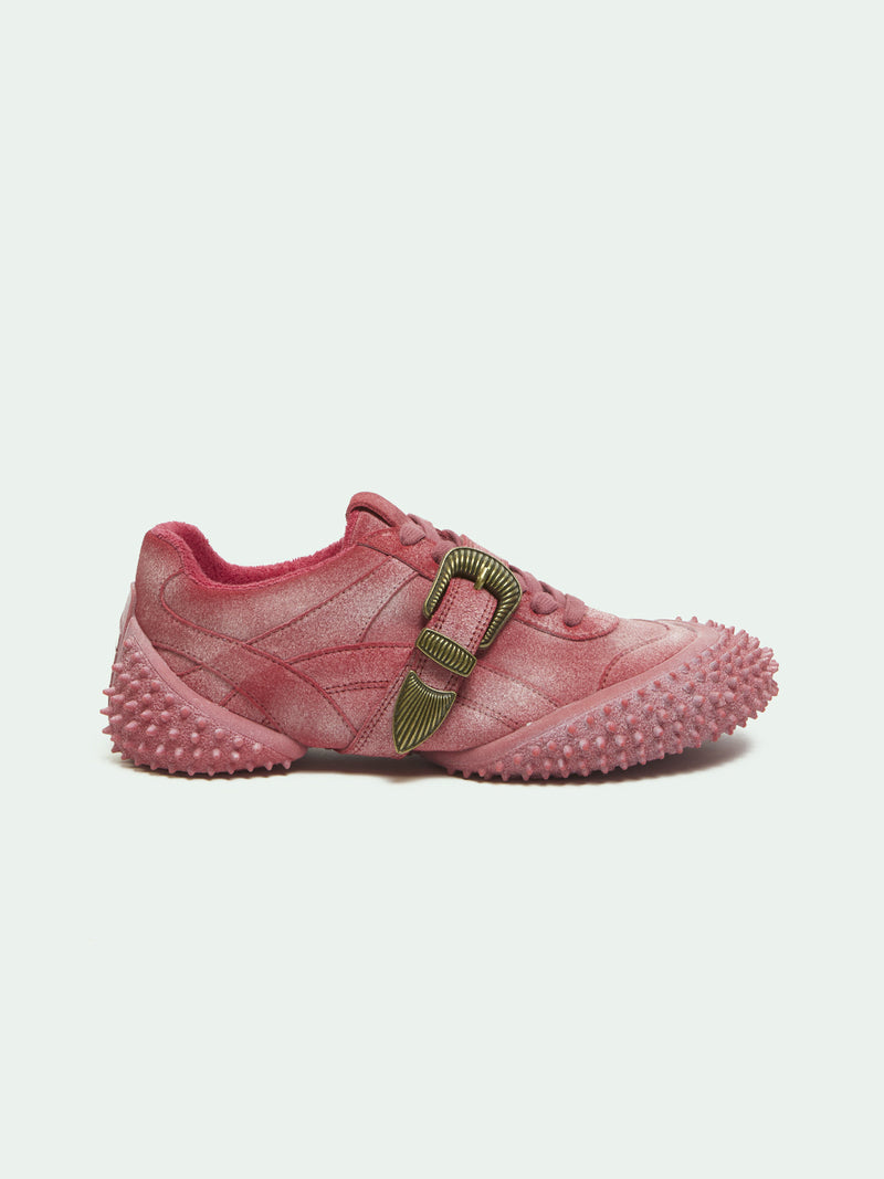 YUKI RED DISTRESSED