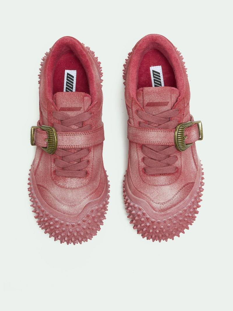 YUKI RED DISTRESSED