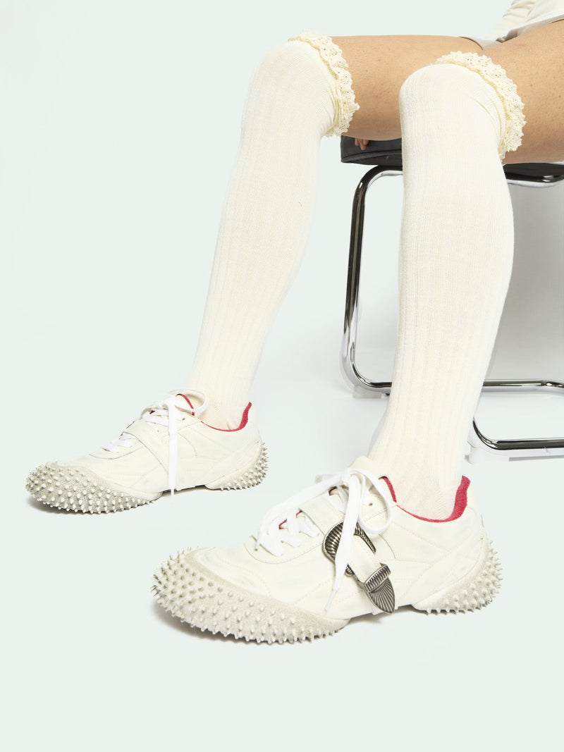 YUKI WHITE DISTRESSED