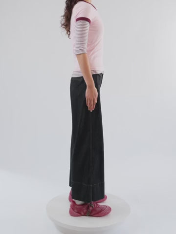 YUKI RED DISTRESSED