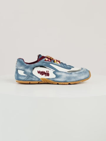 MAURINE BABY BLUE DISTRESSED