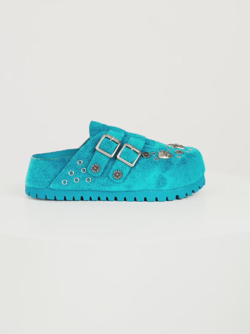 GWEN TURQUOISE SUEDE
